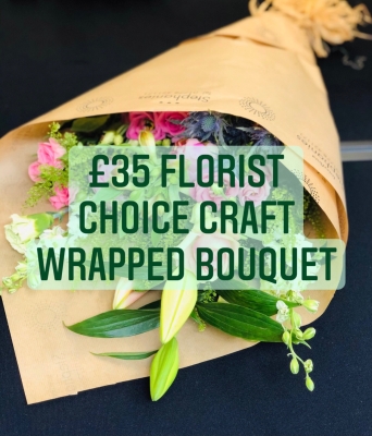 Florist Choice Craft Wrapped Bouquet 3