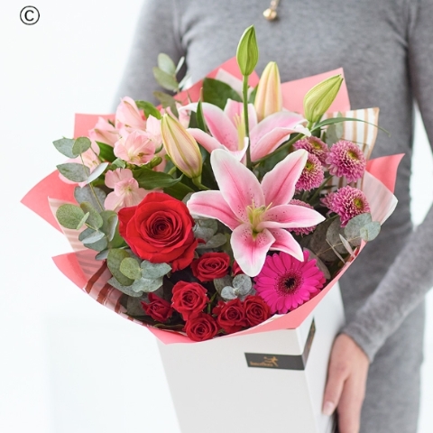 Valentines Lots of Love Hand tied